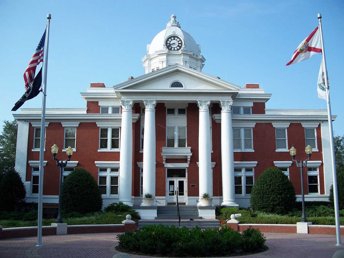 The Pasco County courthouse in Dade City